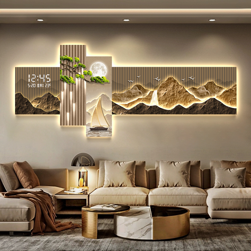 Interior Design Vintage Modern - Oturma Odası Yatak Odası Duvar Saatleri