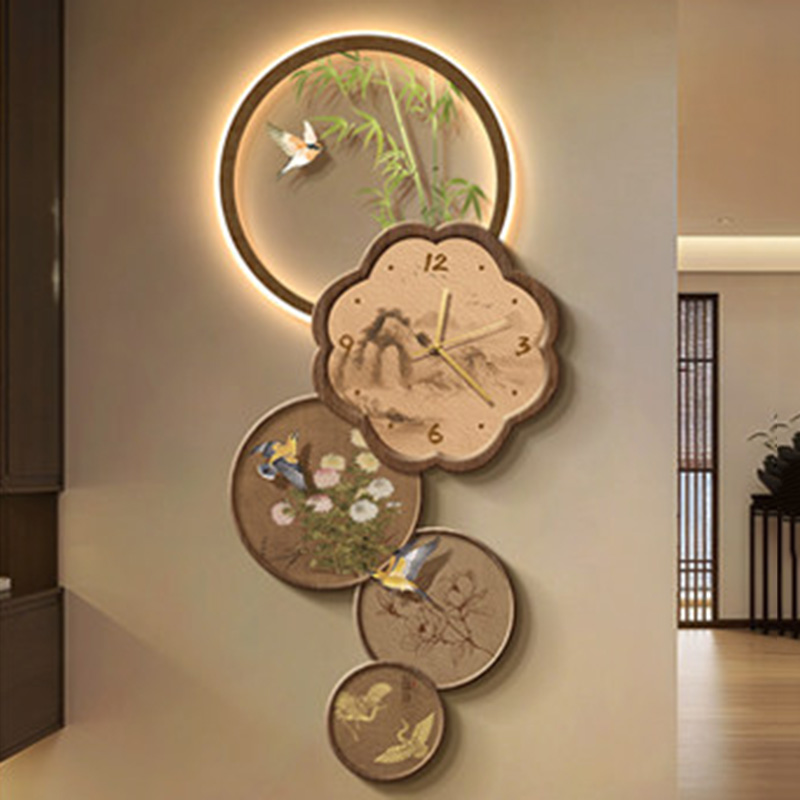 Çin Tarzı Büyük Boy Saat Duvar - Interior Design Vintage Modern incelemesi ve fiyatı